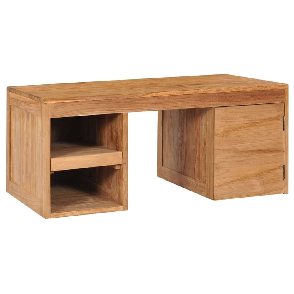 Vidaxl Konferenčný stolík, 90 x 50 x 40 cm, masívne teakové drevo